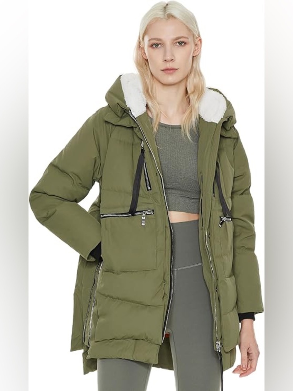 Orolay Women’s Thickened Down Jacket